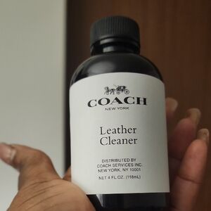 Coach Black and White Leather Cleaner